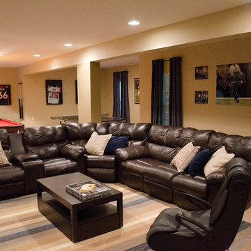 Football Themed Man Cave