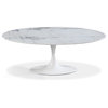 Oval Marble Dinning Table, 66"