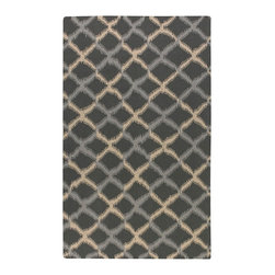Ikat Rugs - Gray & Cream - Rugs