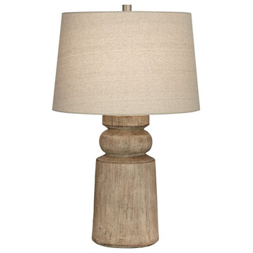 Pacific Coast Totem Table Lamp 44T80 -  Weathered Wood