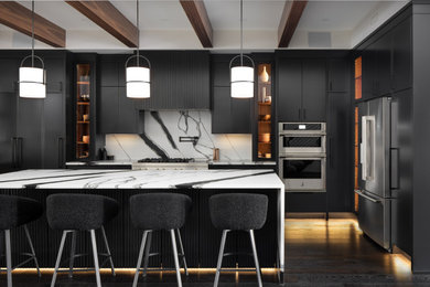 Inspiration for a contemporary kitchen remodel in Other