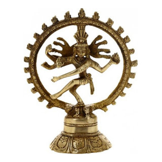 Shalinindia Brass Metal Eagle Ornament Indian Figurine Sculpture