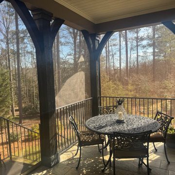 Luxury Outdoor Motorized Screens — Stone Estate