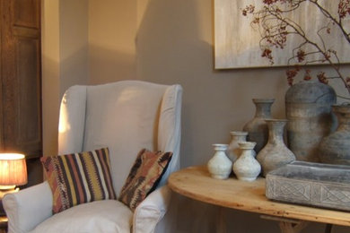 Living room - contemporary living room idea in Other