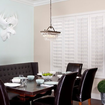 Simple Elegance Achieved With Polywood Interior Shutters