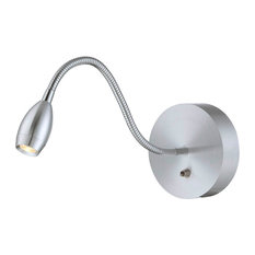 Lite Source LS-16803ALU Saskia 1 Light Swing Arm Wall Sconce
