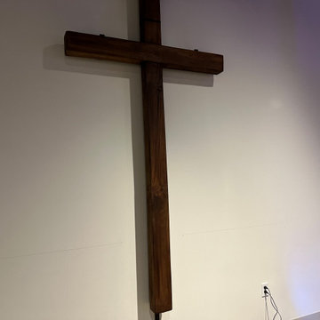 Commercial Remodel | Accent Wall Installed - Eastgate Church