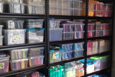 Sorting and storage of craft / fabric room
