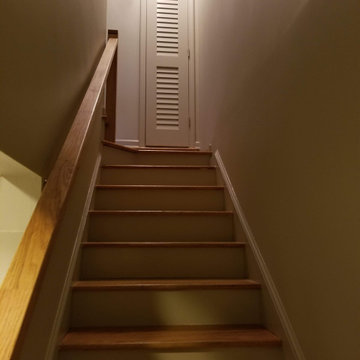 Contemporary Kitchen, Fireplace & Staircase Remodel