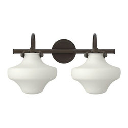 Hinkley - Congress Oil Rubbed Bronze 20-Inch Two-Light Bath Fixture - Bathroom Vanity Lighting