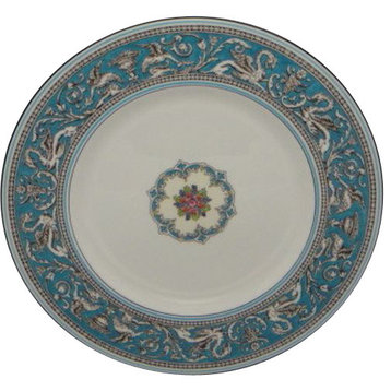 Wedgwood Florentine Dinner Plate, Turquoise
