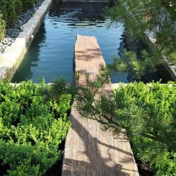Wasserbecken mit Sprungbrett