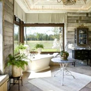 Custom Rustic Chic Bathroom Interior Designs In Hill Country TX
