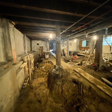 Bridgeport  Rear unit rehab and basement underpinning