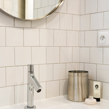 SALLE DE BAIN FONCTIONELLE PARIS 18