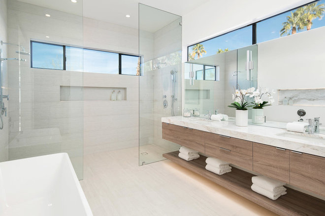 Contemporary Bathroom by Coda Construction LLC