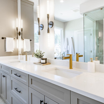 Elegant Transitional Bathroom Remodel in Huntington Beach, Orange County