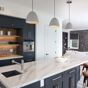 Pacific Palisades complete remodel from traditional to contemporary