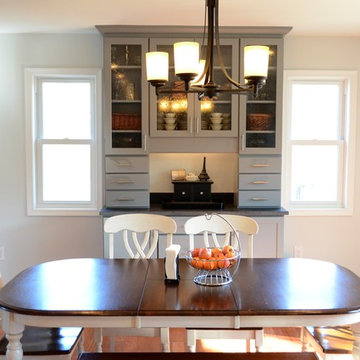Two Tone Gray Kitchen in Oakton