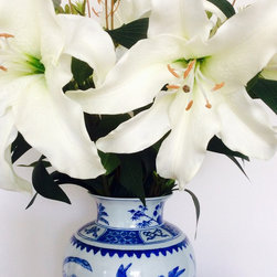 Casablanca lilies - Artificial Flowers, Plants & Trees
