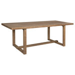 Armen Living - Vivid Outdoor Patio Dining Table, Light Eucalyptus Wood - Elevate your outdoor dining experience with the Vivid Outdoor Patio Dining Table, a masterpiece of design and durability that transforms your patio into a stylish retreat. Crafted from resilient Eucalyptus wood, this dining table seamlessly blends form and function, offering a timeless aesthetic that withstands the tests of time and weather. The sturdy Eucalyptus wood construction of the Vivid Outdoor Patio Dining Table not only adds a touch of sophistication to your patio but also ensures lasting durability. Designed to resist the elements, this table features water-resistant and UV-resistant properties, making it an ideal choice for outdoor use. Whether bathed in sunlight or enduring unexpected rain, the Vivid Dining Table remains a steadfast centerpiece for your outdoor gatherings. Create a welcoming space for al fresco dining with this versatile and stylish table. Its neutral hue complements various outdoor chairs and settings, making it a versatile addition to your patio furniture ensemble. The spacious surface provides ample room for meals, beverages, and decorative elements, allowing you to set the stage for unforgettable outdoor dining experiences. The Vivid Outdoor Patio Dining Table is more than just a functional piece; it's a statement of style and endurance. With its water-resistant and UV-resistant features, this table ensures that your outdoor dining area maintains its allure for years to come. Gather your friends and family around a table that blends elegance with practicality, creating a focal point for cherished moments.