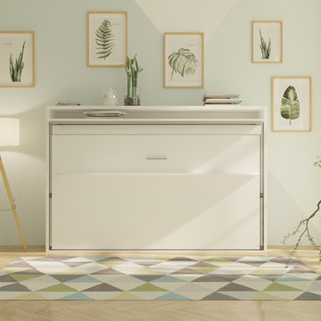 Genio T Twin Wall Bed with Desk