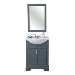 Nantucket 24 Bathroom Vanity - Gray White