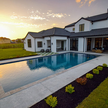 Westlake Modern Pool with Diving Platform