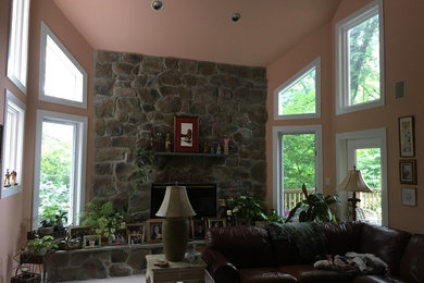 Inspiration for a living room remodel in Philadelphia