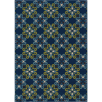Oriental Weavers Caspian 3331L 7'10" Round Blue Rug