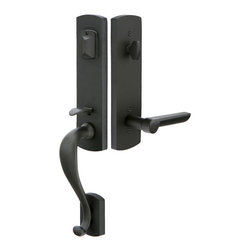 Emtek 451812 Sheridan Sandcast Bronze Tubular Entry Set - Products