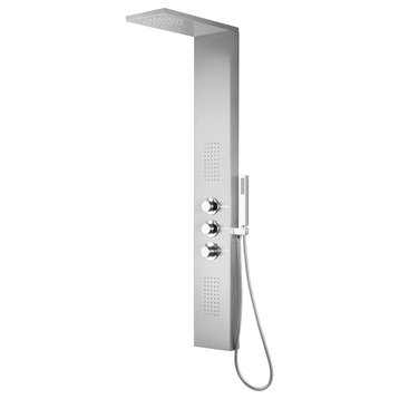 Blue Ocean 56-inch Stainless Steel SPS8729 Thermostatic Shower Panel