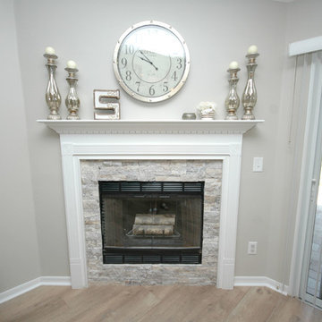 Stone Fireplace