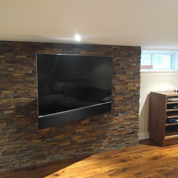 Rosedale Basement Media Room