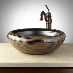 Pembroke Hand-Glazed Vessel Sink - Bathroom Sinks