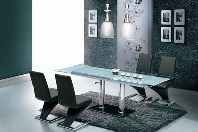 Glass Top Table & Dining Chair