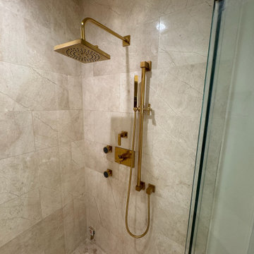 Buckhead Penthouse Luxury Primary Bathroom Remodel with Steam Shower