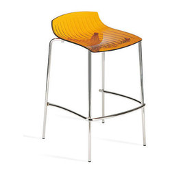 X-Treme-BSS Short Back Barstool by Plastix / Papatya - Bar Stools And Counter Stools
