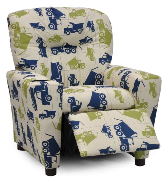 Toy Trucks Kid S Recliner Felix Natural Contemporary Kids Toy Trucks Kid S Recliner Felix Natural