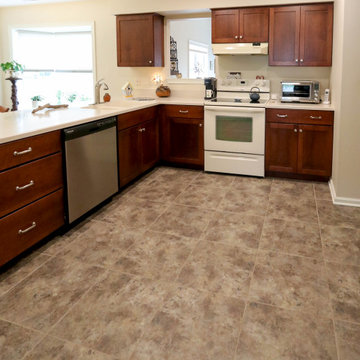 Condo Renovation in Kitchen, Bathroom and Fireplace Updates