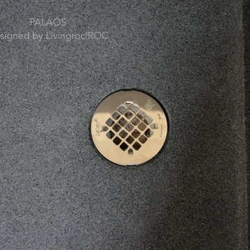 PALAOS 48"x32" GRAY GRANITE SHOWER BASE