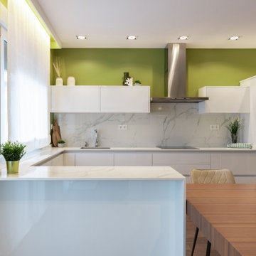 Vivienda con elegancia y color