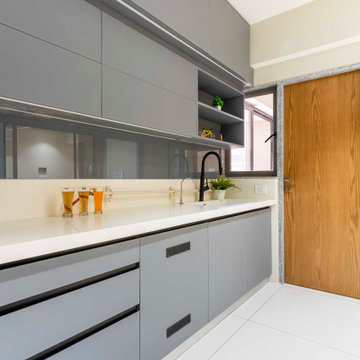 4BHK Elegant Interiors at Shilp Shaligram