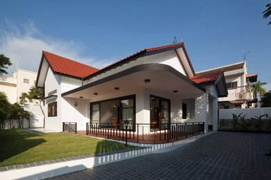 This is an example of a modern exterior in Singapore.