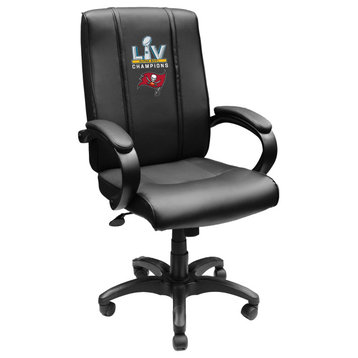 Tampa Bay Buccaneers Primary Super Bowl LV Executive Desk Chair Black