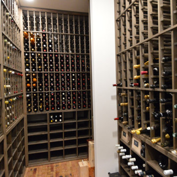 Floor-to-Ceiling Alder Wine Racks Provide a Distinctly Traditional Vibe