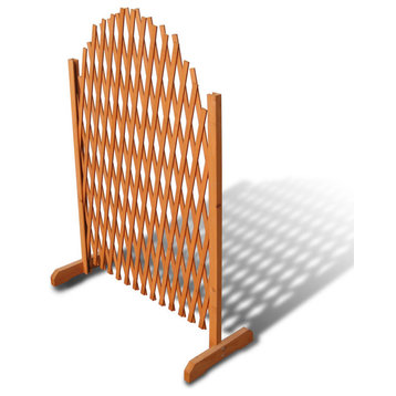 vidaXL Fence Lattice Barrier Fence Patio Fence Panel Solid Wood 70.9"x39.4"