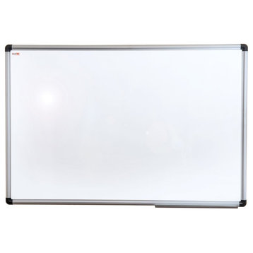 Viztex Porcelain Magnetic Dry Erase Board Aluminium Frame Size 36 x 48