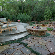 Lakside patio/fireplace