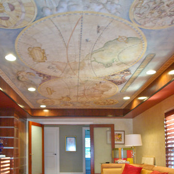 Old World Ceiling Maps